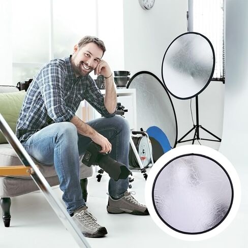 ULTECHNOVO Foldable Photography Light -in-1 Reflective Board for Portrait and Outdoor Lighting Photography Accessories in Kuwait