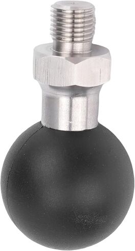 Ball Head Mount, 1.5 Inch Rubber Ball Head with Stainless Steel Screw Rod, Integrated Design for Enhanced Stability, 360 Rotation with Connecting Rod and Base in Kuwait