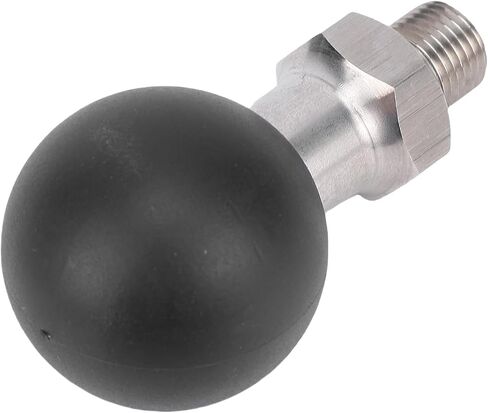 Ball Head Mount, 1.5 Inch Rubber Ball Head with Stainless Steel Screw Rod, Integrated Design for Enhanced Stability, 360 Rotation with Connecting Rod and Base in Kuwait