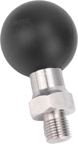 Ball Head Mount, 1.5 Inch Rubber Ball Head with Stainless Steel Screw Rod, Integrated Design for Enhanced Stability, 360 Rotation with Connecting Rod and Base in Kuwait