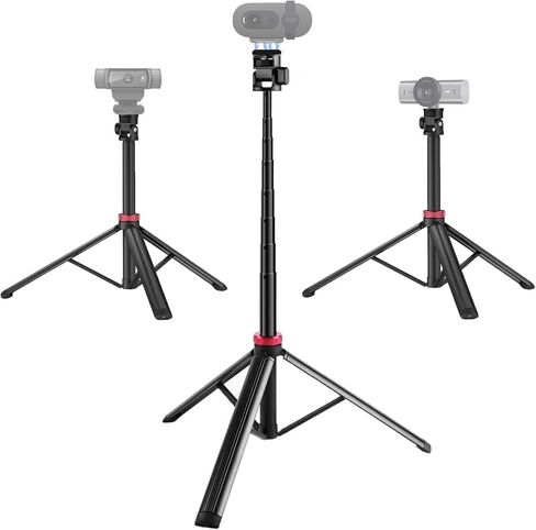 80'' Webcam-Tripod Floor-Stand for Logitech Brio-101 100 / Brio 301 300 / C920x / MX Brio 4K / C922x / C925e / Brio 500 / Brio 4K Webcams in Kuwait