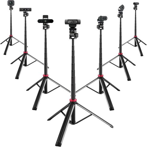 80'' Webcam-Tripod Floor-Stand for Logitech Brio-101 100 / Brio 301 300 / C920x / MX Brio 4K / C922x / C925e / Brio 500 / Brio 4K Webcams in Kuwait