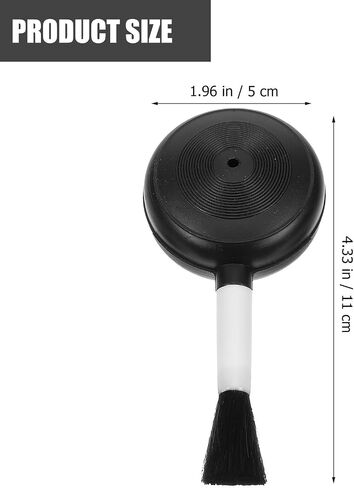 OSALADI 2pcs Plastic Air Blower and Soft Brush Cleaning Tool for Lens and Electronics, Sturdy Bulb Pump Dust Blower with Sweep Debris Function, Easy to Store for Telescope Lenses in Kuwait