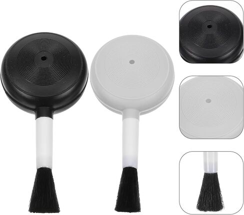 OSALADI 2pcs Plastic Air Blower and Soft Brush Cleaning Tool for Lens and Electronics, Sturdy Bulb Pump Dust Blower with Sweep Debris Function, Easy to Store for Telescope Lenses in Kuwait
