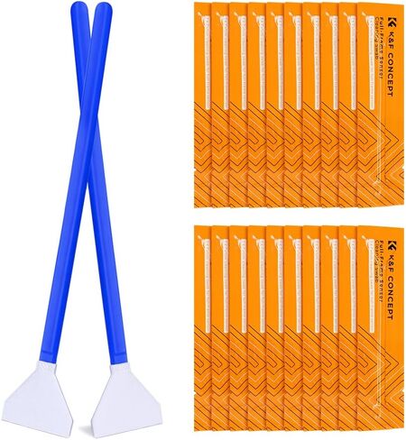 K&F CONCEPT Full-Frame Sensors Cleaning Swabs X20,for DSLR CCD CMOS | 24mm,Vacuum Sealed, Soft and Flexible, Smooth and Lint-Free,Precision Cleaning,for Nikon Sony Canon Camera Clean,MA01 in Kuwait