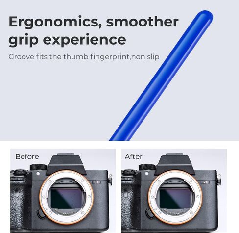 K&F CONCEPT Full-Frame Sensors Cleaning Swabs X20,for DSLR CCD CMOS | 24mm,Vacuum Sealed, Soft and Flexible, Smooth and Lint-Free,Precision Cleaning,for Nikon Sony Canon Camera Clean,MA01 in Kuwait