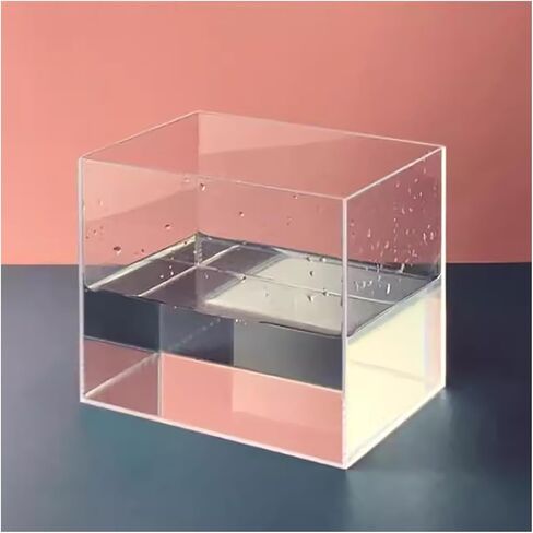 20/30/40/50/60CM Height Shooting Water Tank,Photography Creative Tank,Acrylic Aquarium Fish Tank, Display Case for Arts and Figures(60x30x40cm) in Kuwait