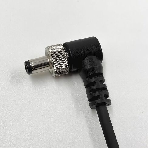 USB C Type C PD to DC 5.5 2.5mm Right Angle Locking Fast 12V Coiled Power Cable with Indicator Suitable for Atomos Ninja V/Shogun, PIX-E5/E, SmallHD, Blackmagic, Video Monitors, 58" in Kuwait