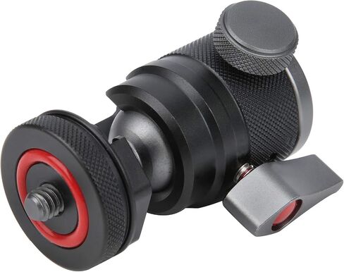 Generic Aluminum Alloy Ball Head CNC Anodized Metal Locking Knob with 1/4 Inch Screw Top Bottom for Camera Tripod Monopod Cold Shoe Mount in Kuwait