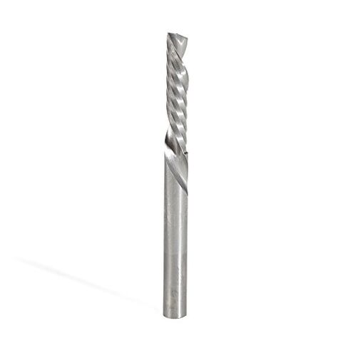 Amana Tool - 51510 Solid Carbide CNC Spiral 'O' Flute, Plastic Cutting 1/8 Dia x 1/2 x 1/8 in Saudi Arabia
