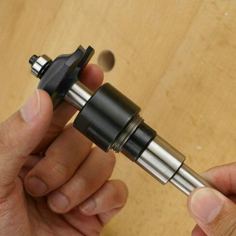 1 Pcs 1/2-Inch Shank Router Bit Collet Extension, Adapter for 1/2-inch Shank Bits Extends The Router Bit an Additional 2-1/4" in Kuwait