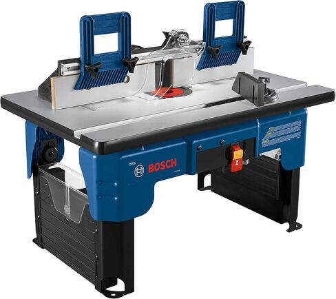 BOSCH RA1141 Portable Benchtop Router Table and 1617EVS 2.25 HP Electronic Fixed-Base Router in Kuwait