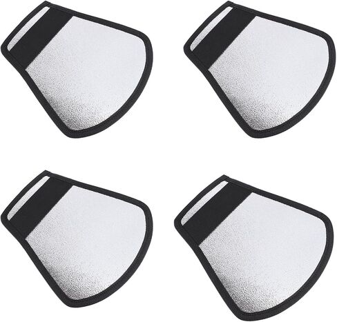 BESPORTBLE 4pcs Camera Light Reflector Diffuser Soft Flash Reflector for DSLR External Flash Photography Lighting Portable Accessories in Kuwait