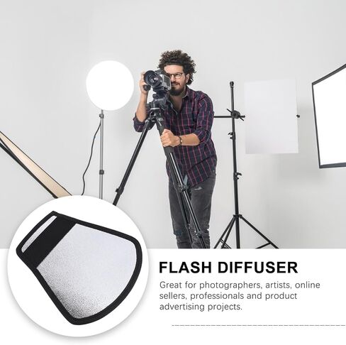 BESPORTBLE 4pcs Camera Light Reflector Diffuser Soft Flash Reflector for DSLR External Flash Photography Lighting Portable Accessories in Kuwait