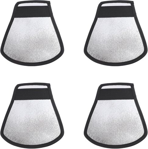 Toddmomy 4 Pcs Camera Flash Reflector Diffuser Set, External DSLR Speedlight Bounce Soft Light Modifier for Photography Studio and Outdoor Shooting in Kuwait