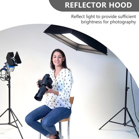 Toddmomy 4 Pcs Camera Flash Reflector Diffuser Set, External DSLR Speedlight Bounce Soft Light Modifier for Photography Studio and Outdoor Shooting in Kuwait