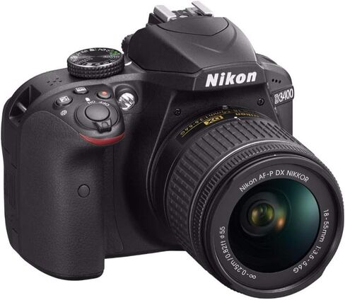 Nikon D3400 w/AF-P DX NIKKOR 18-55mm f/3.5-5.6G VR & AF-P DX NIKKOR 70-300mm f/4.5-6.3G ED in Kuwait