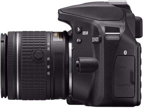 Nikon D3400 w/AF-P DX NIKKOR 18-55mm f/3.5-5.6G VR & AF-P DX NIKKOR 70-300mm f/4.5-6.3G ED in Kuwait
