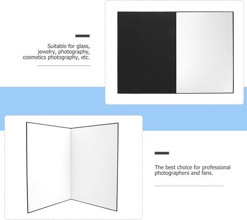 A4 Photography Reflective Board Folding Light Diffuser Cardboard Reflector for Studio and Cosmetic Photo Shooting Portable Camera Lighting Accessory in Kuwait