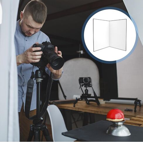 A4 Photography Reflective Board Folding Light Diffuser Cardboard Reflector for Studio and Cosmetic Photo Shooting Portable Camera Lighting Accessory in Kuwait