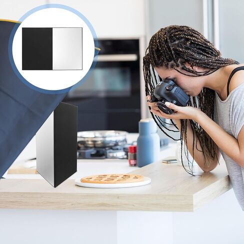 A4 Photography Reflective Board Folding Light Diffuser Cardboard Reflector for Studio and Cosmetic Photo Shooting Portable Camera Lighting Accessory in Kuwait