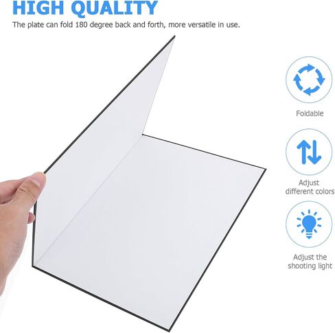 A4 Photography Reflective Board Folding Light Diffuser Cardboard Reflector for Studio and Cosmetic Photo Shooting Portable Camera Lighting Accessory in Kuwait