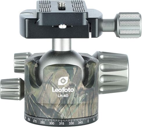 LEOFOTO LH-40 Camo 40mm Low Profile Ball Head Arca/RRS Compatible w Independent Pan Lock Camouflage in Kuwait