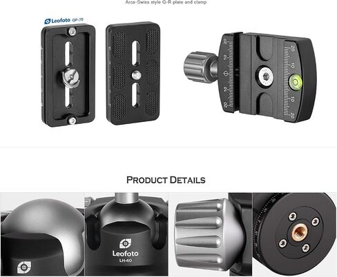 LEOFOTO LH-40 Camo 40mm Low Profile Ball Head Arca/RRS Compatible w Independent Pan Lock Camouflage in Kuwait