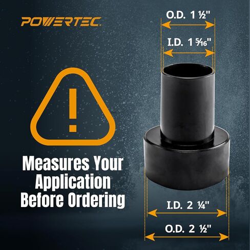 POWERTEC 70138 2-1/2-Inch OD to 1-1/2-Inch OD Reducer in Kuwait