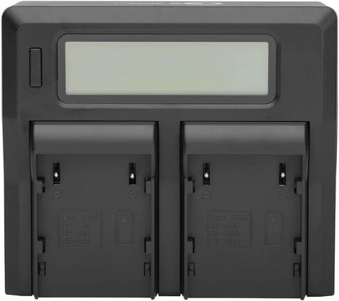 Dual Smart Charger with LCD Screen for Canon BP-A60 Battery in Kuwait