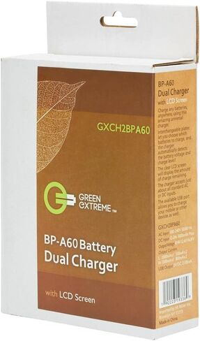 Dual Smart Charger with LCD Screen for Canon BP-A60 Battery in Kuwait
