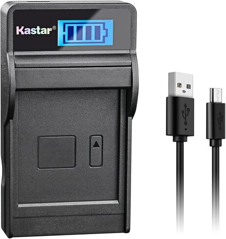 Kastar Slim LCD Charger for Nik EN-EL15, Nik D850, D750, D7000, D7100, D7200, D7500, D800, D800E, D810, D600, D610, Nik 1 V1 DSLR Camera and Nik MB-D11, MB-D12, MB-D14, MB-D15, MB-D16 Grip in Kuwait