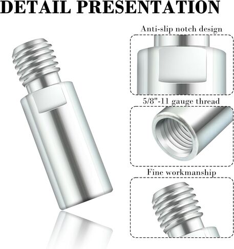 5/8"-11 Thread Angle Grinder Extension Shaft for Car Polisher,Universal Angle Grinder Attachments Expand Connection of Buffering Pads and Anglee Grinder in Kuwait