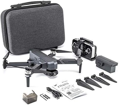 SJRC F11S 4K PRO Drone 4K Professional With HD Camera 1.2KM GPS 5G WiFi EIS 2 Axis Gimbal F11 RC Foldable Brushless Quadcopter (F11 Two Batteries) in Kuwait