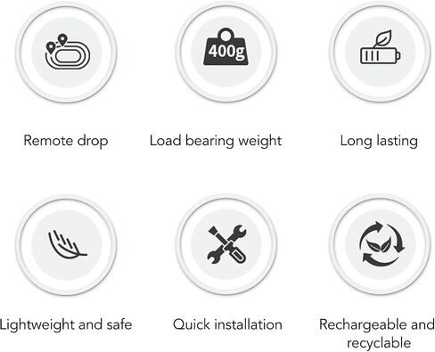 Drone Drop Release Device for AIR 3 Light Sensitive Control, Load Bearing, Compatible with Mini 2 Drone in Kuwait