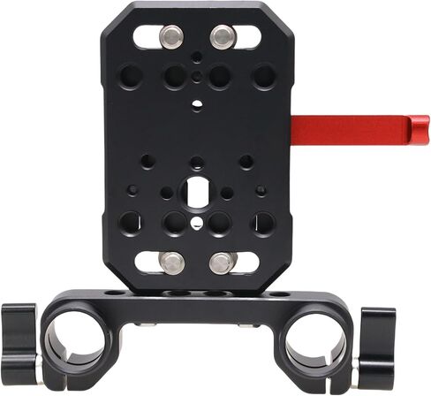 V Mount Battery Plate V-Lock 15mm Rail Rod Clamp Mount for Sony Canon ARRI RED Panasonic Nikon Camera Power Supply, for Anton-Bauer Pana-Sonic Bebob Fxlion SWIT in Kuwait
