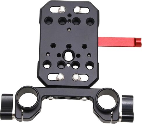 V Mount Battery Plate V-Lock 15mm Rail Rod Clamp Mount for Sony Canon ARRI RED Panasonic Nikon Camera Power Supply, for Anton-Bauer Pana-Sonic Bebob Fxlion SWIT in Kuwait