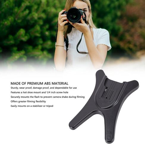 GOWENIC Camera Flash Stand, Hot Shoe Mount Stand Holder for SB800 580EX II 580EX, with 1/4 Inch Metal Tripod Thread for Studio Flash Stands in Kuwait