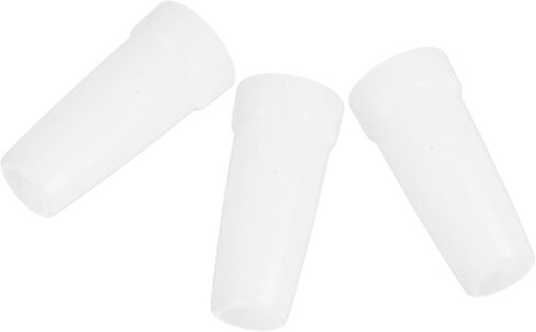 3pcs Flashlight Diffuser Cap 28mm White Plastic Flood Beam Converter | LED Torch Lens Cover, Evenly Disperses Beam, Lightweight Camping Accessory, Reading and Tent Lighting Use in Kuwait