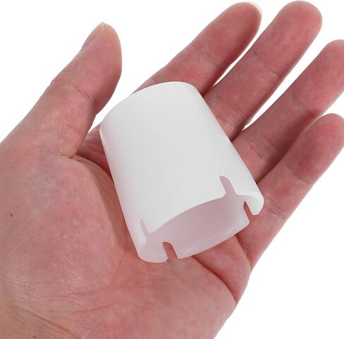 NUOBESTY Flashlight Diffuser Dome Cover Anti Glare Plastic Cap | White Plastic Build, Portable Design for Leds and Flashlights, Reading and Camping Use, Enhanced Illumination in Kuwait