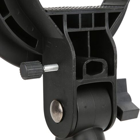 Fabater Handheld Flashlight Bracket S Shape, Mount Camera Top Flashlight Support for Studio Light, Adjustable Black in Kuwait