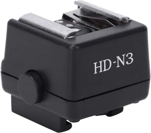 Jiawu PC Hot Shoe Mounting Adapter for Video Camera, Flash Light Hot Shoe Adapter, Lightweight Compact Mount Base for Cameras & Flash Triggers in Kuwait