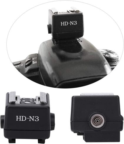 Jiawu PC Hot Shoe Mounting Adapter for Video Camera, Flash Light Hot Shoe Adapter, Lightweight Compact Mount Base for Cameras & Flash Triggers in Kuwait