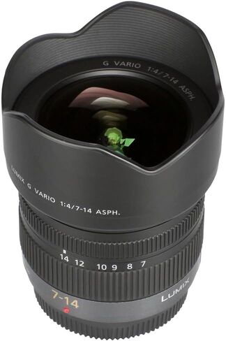 Panasonic H-F007014E LUMIX G Vario 7-14mm F4.0 ASPH. Lens - International Version (No Warranty) in Kuwait