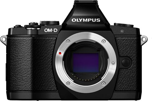 Olympus OM-D E-M5 16MP Live MOS Mirrorless Digital Camera with 3.0-Inch Tilting OLED Touchscreen [Body Only] Premium Black in Kuwait