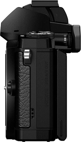 Olympus OM-D E-M5 16MP Live MOS Mirrorless Digital Camera with 3.0-Inch Tilting OLED Touchscreen [Body Only] Premium Black in Kuwait