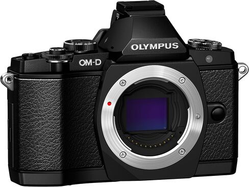 Olympus OM-D E-M5 16MP Live MOS Mirrorless Digital Camera with 3.0-Inch Tilting OLED Touchscreen [Body Only] Premium Black in Kuwait