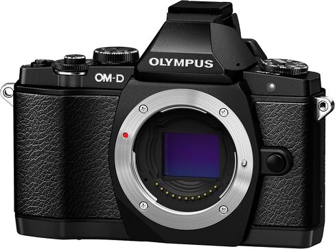 Olympus OM-D E-M5 16MP Live MOS Mirrorless Digital Camera with 3.0-Inch Tilting OLED Touchscreen [Body Only] Premium Black in Kuwait