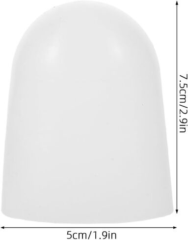 Flashlight Dome Diffuser Cap 49-53mm Silicone White for Reading | Adjustable Clip-on Attachment, Gentle Illumination for Indoor Use, Portable Style Eye Comfort in Kuwait