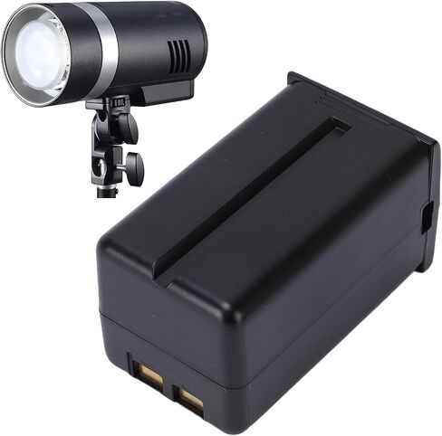 GOWENIC Camera Flash Battery Replacement, 2900mAh Lithium Ion Battery Pack for AD300 II Outdoor Studio Flash, with High Capacity and Long Lifespan in Kuwait